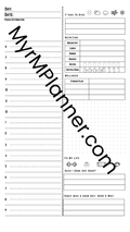 Daily Planner (Non Dated - 93 pages) - compatible with reMarkable Paper Pro Move